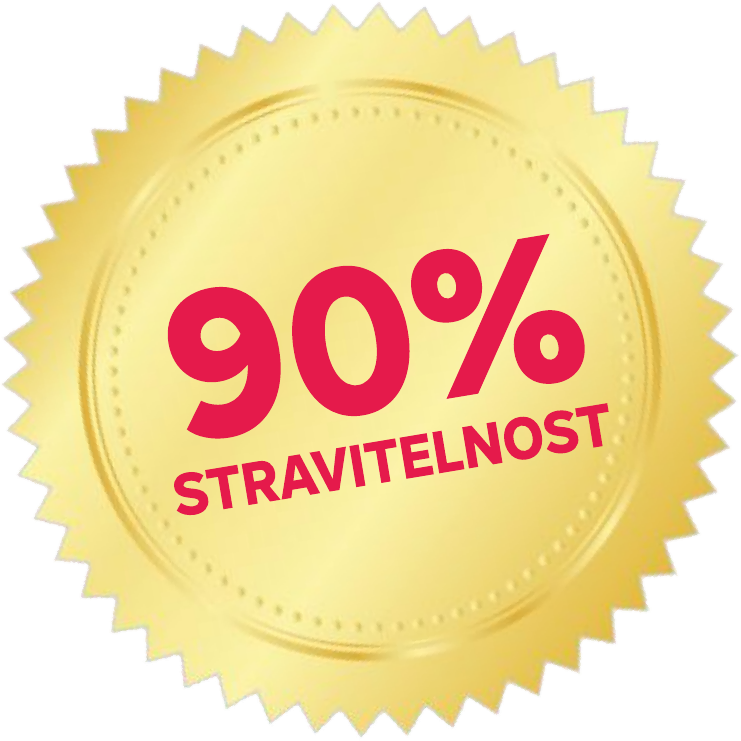 Zlatá pečeť 90% stravitelnost
